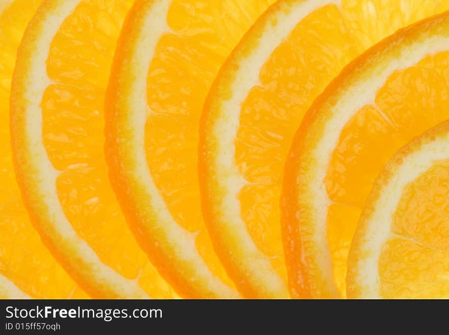 Fresh orange isolated on white. Fresh orange isolated on white