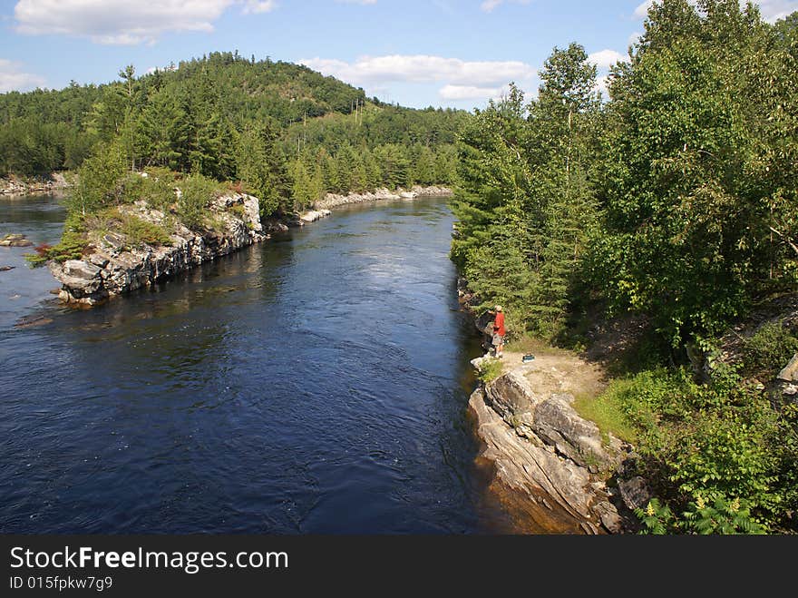 Scenic Fisherman