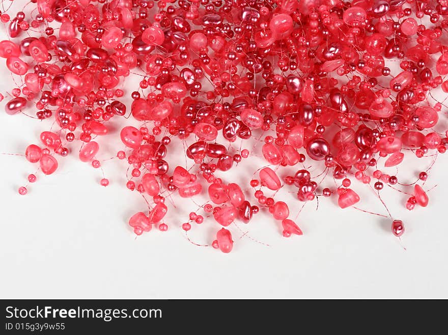 Beautiful pink pearl necklace