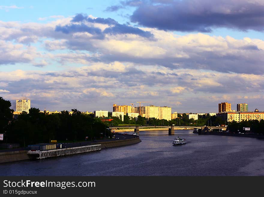 View on the Moscow-river