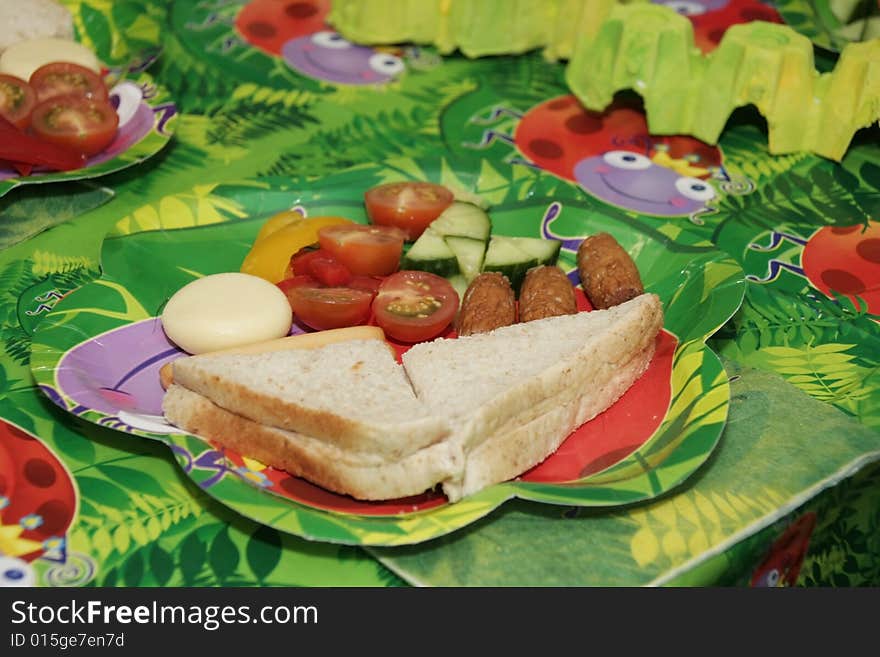 Childs Party Food