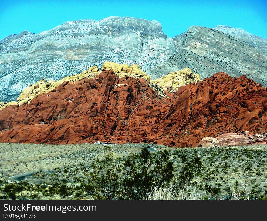 Red rock canyon las vegas nevada desert