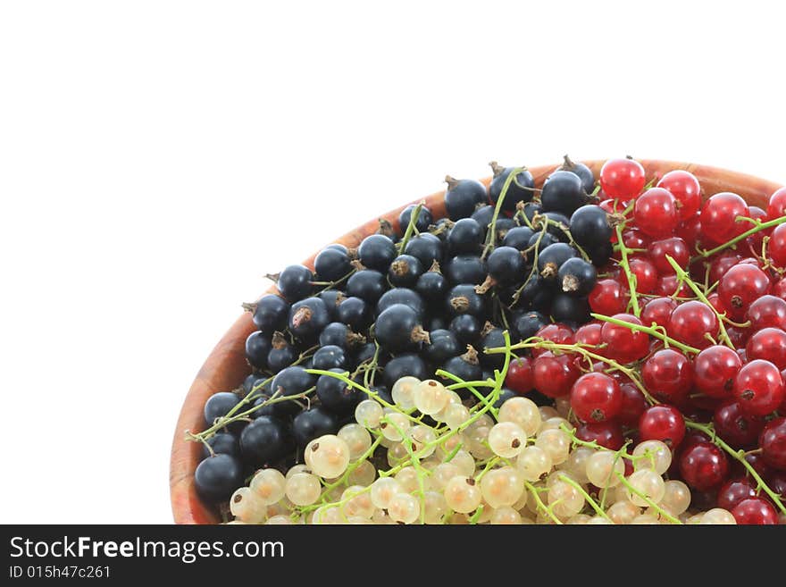 Bowl of currants.