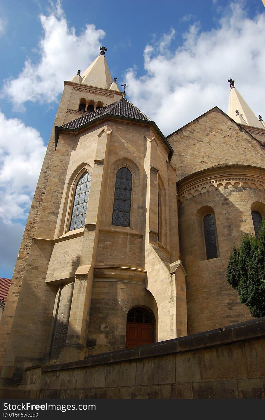 An old church of Brno. An old church of Brno