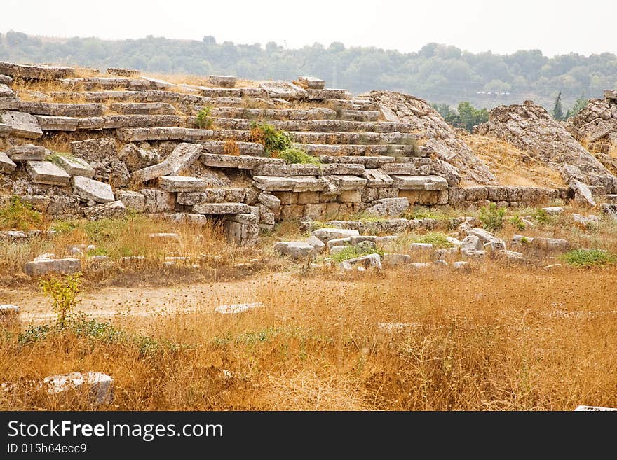 Ruins of the Roman stadium.