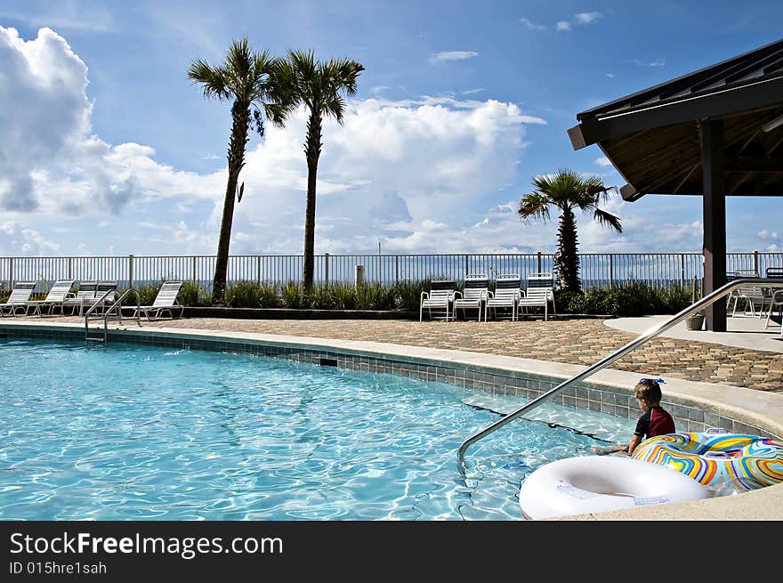 Poolside