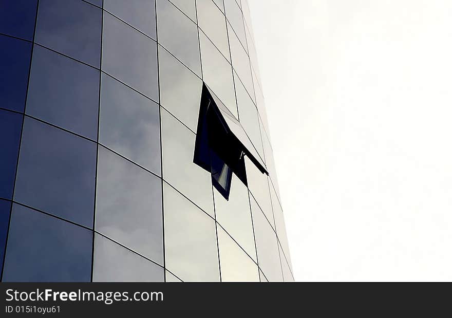 This image represent the exterior of Modern Office Building from Bucharest, Romania. This image represent the exterior of Modern Office Building from Bucharest, Romania