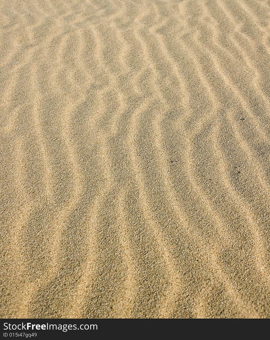 Wavy sand