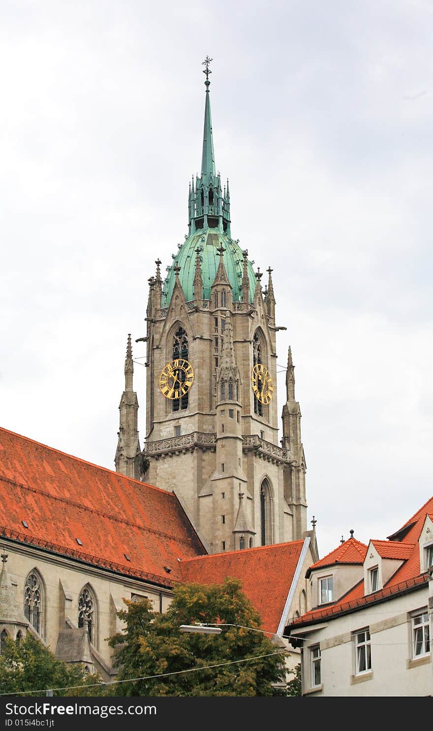 The scenery of street in Munich