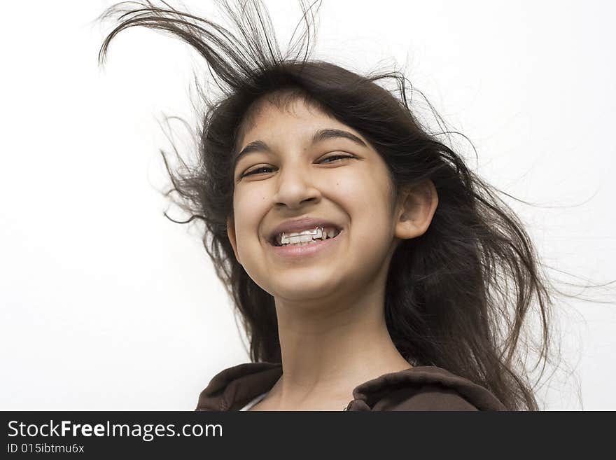 Beautiful Smiling Elementary Girl