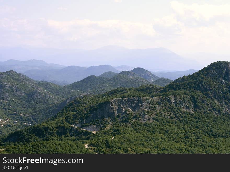 Tranquil background picture of several mountains. Tranquil background picture of several mountains