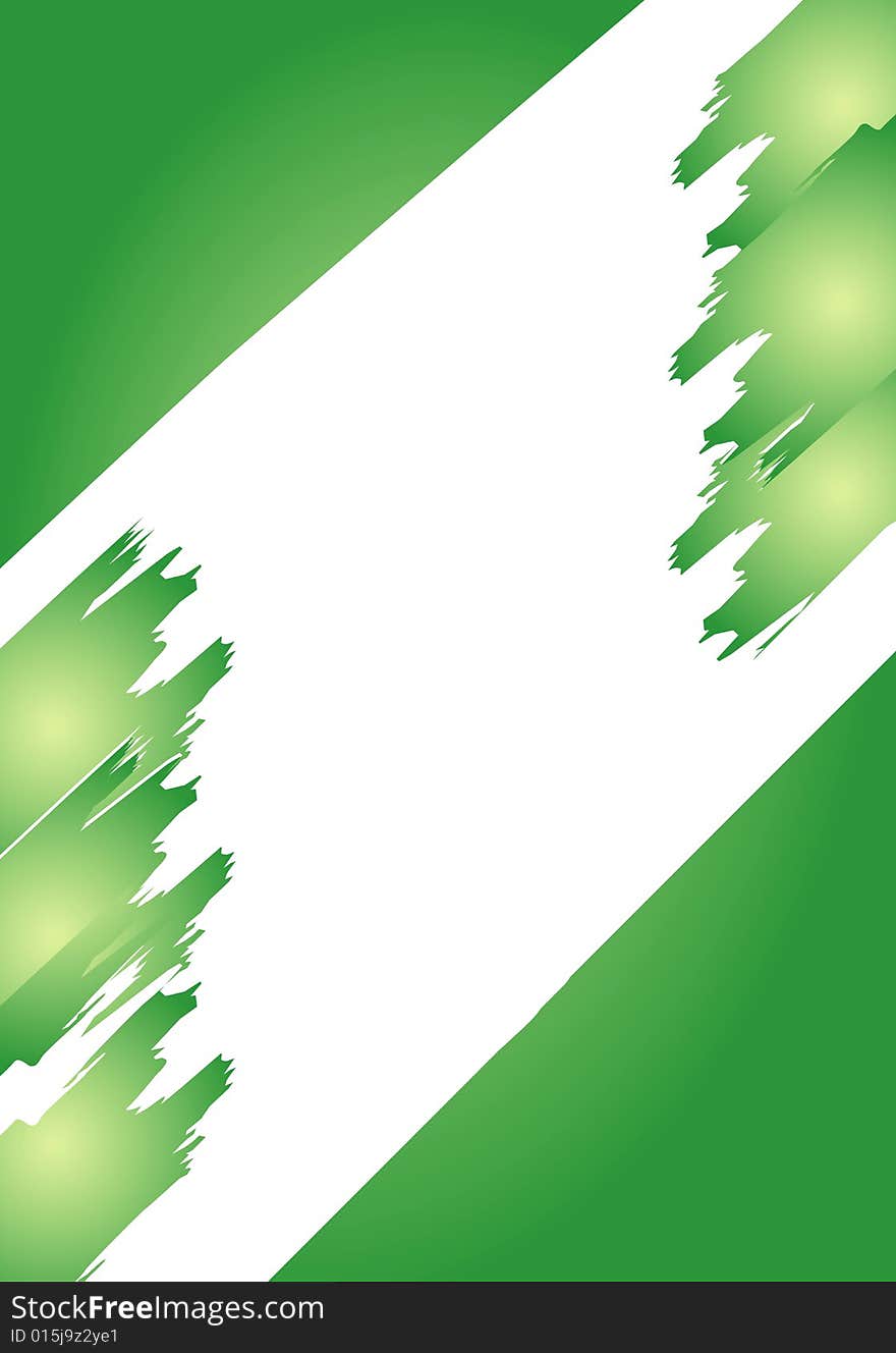 Green color stroke background like splat