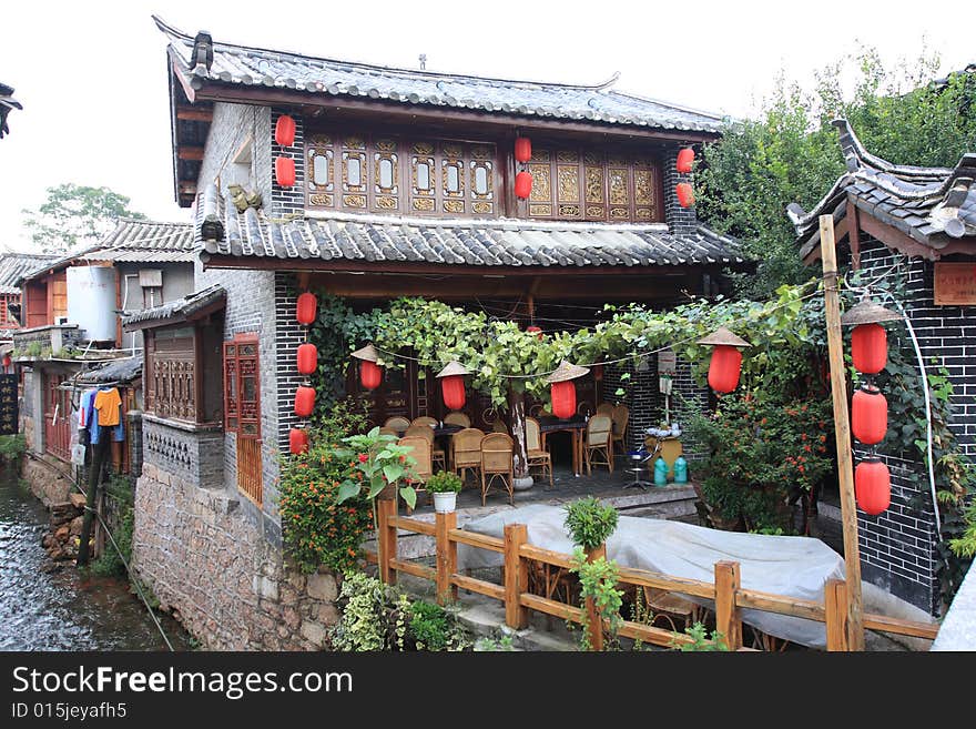 Lijiang ,a  top tourist town in china. Lijiang ,a  top tourist town in china