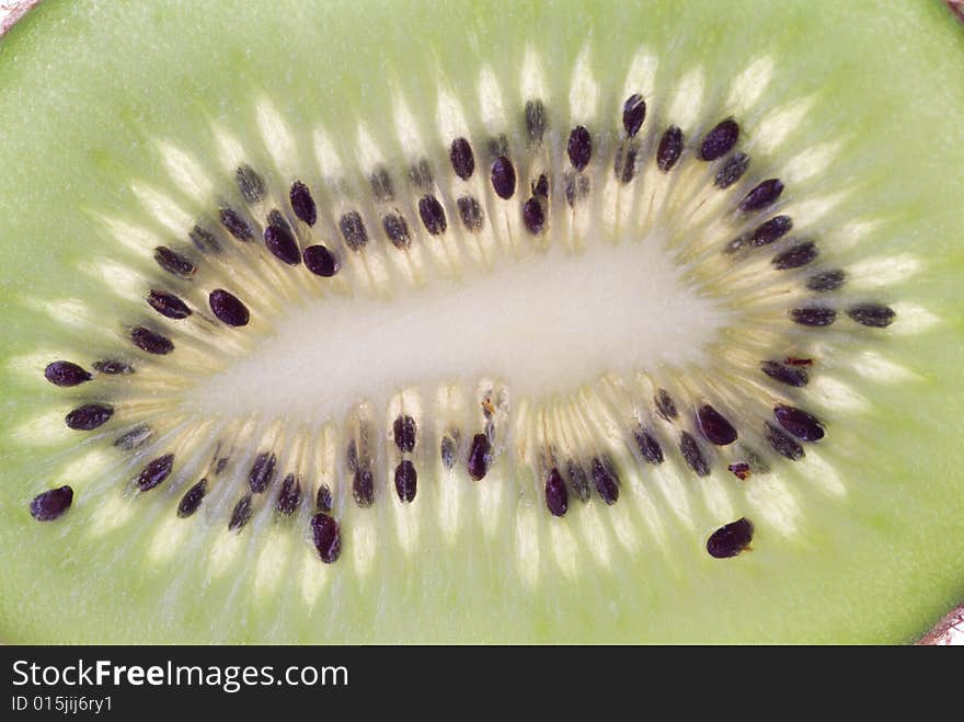 Fresh and juicy kiwi Slice