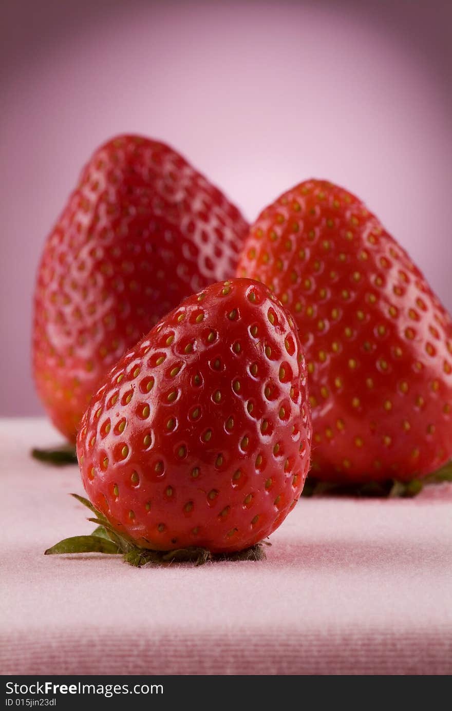 Sweet and tasty strawberry close up. Sweet and tasty strawberry close up