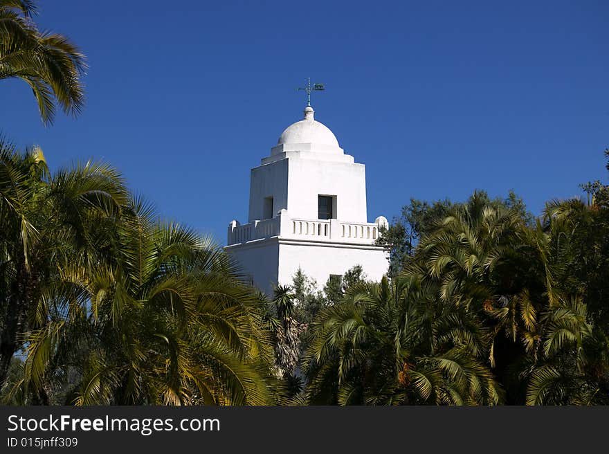 The historic Mission San Diego Presidio located in Old Town