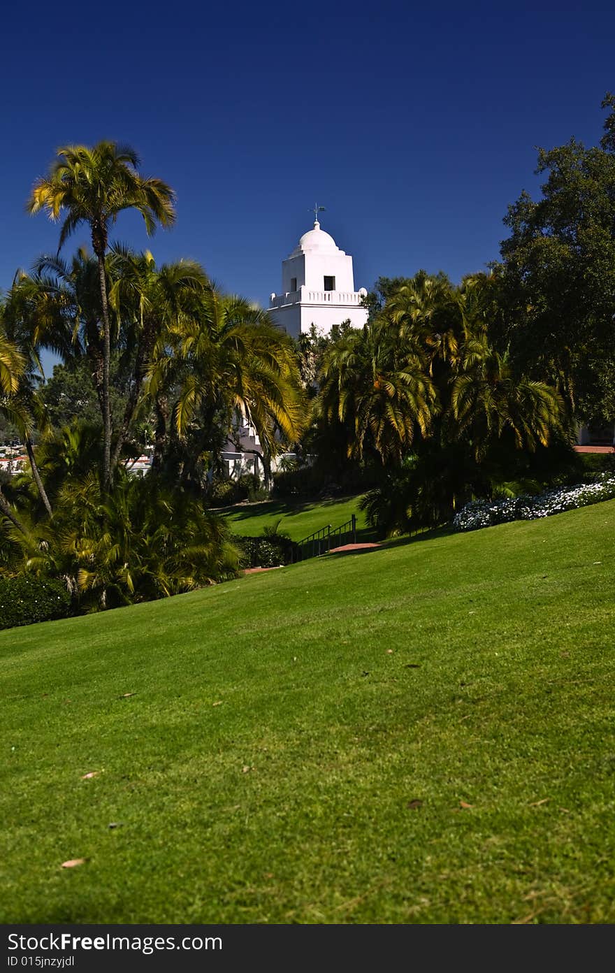 The historic Mission San Diego Presidio located in Old Town