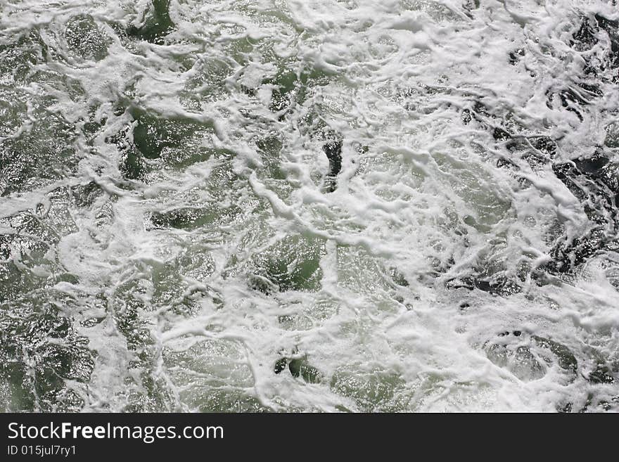 Seafoam texture in north water