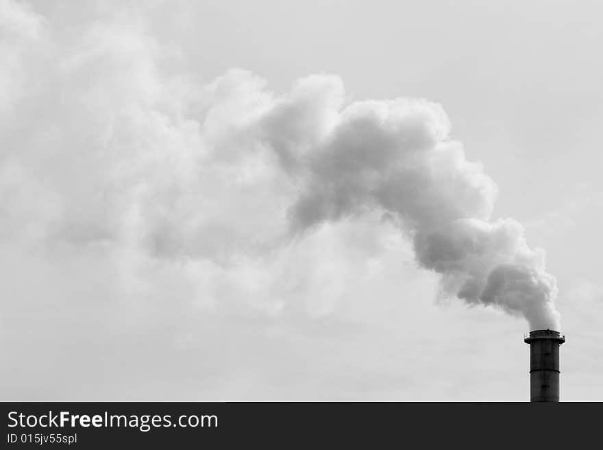 A poisonous smoke from a pipe. A poisonous smoke from a pipe