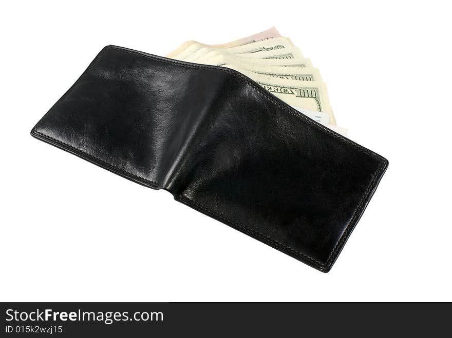 Wallet With Dollars