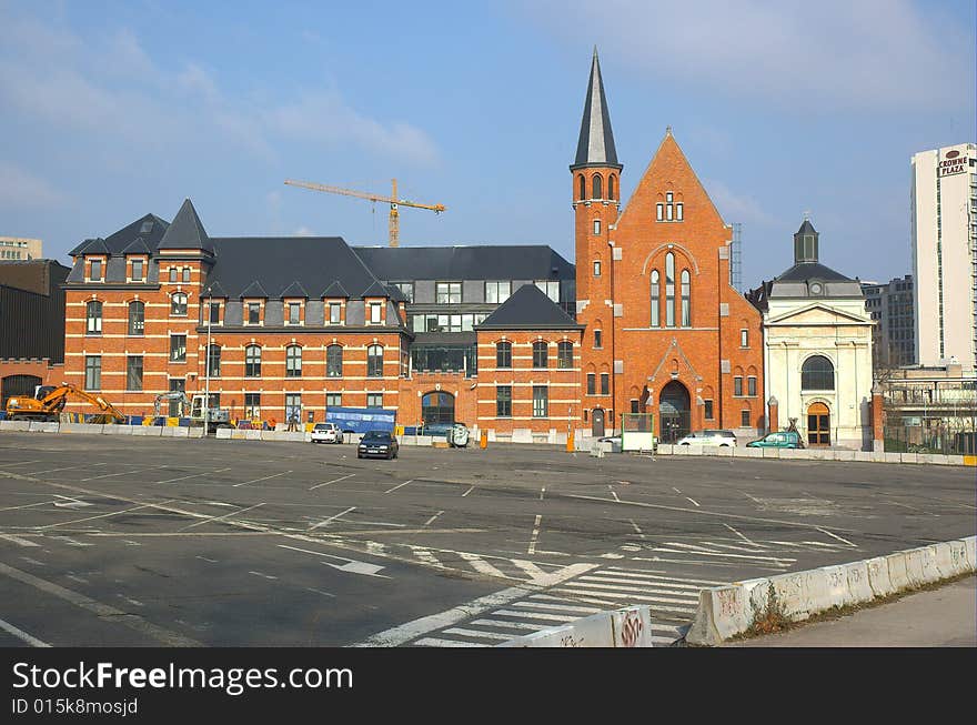 Church of which one is in the capital of Belgium, (Brussels). Church of which one is in the capital of Belgium, (Brussels)