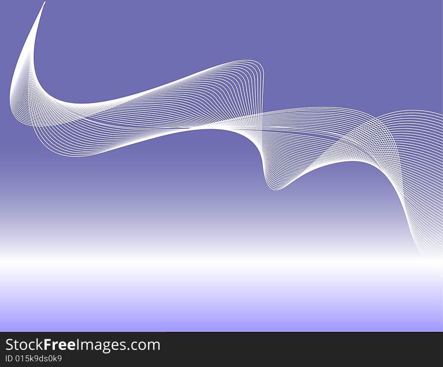 Abstract line background. Blue wave. Abstract line background. Blue wave