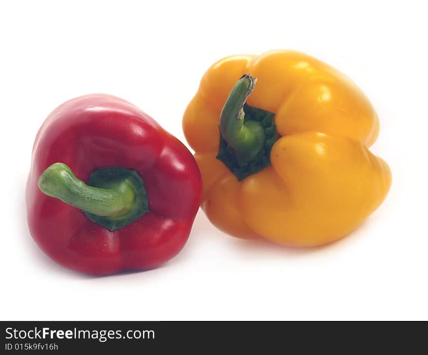 Red And Yellow Paprika