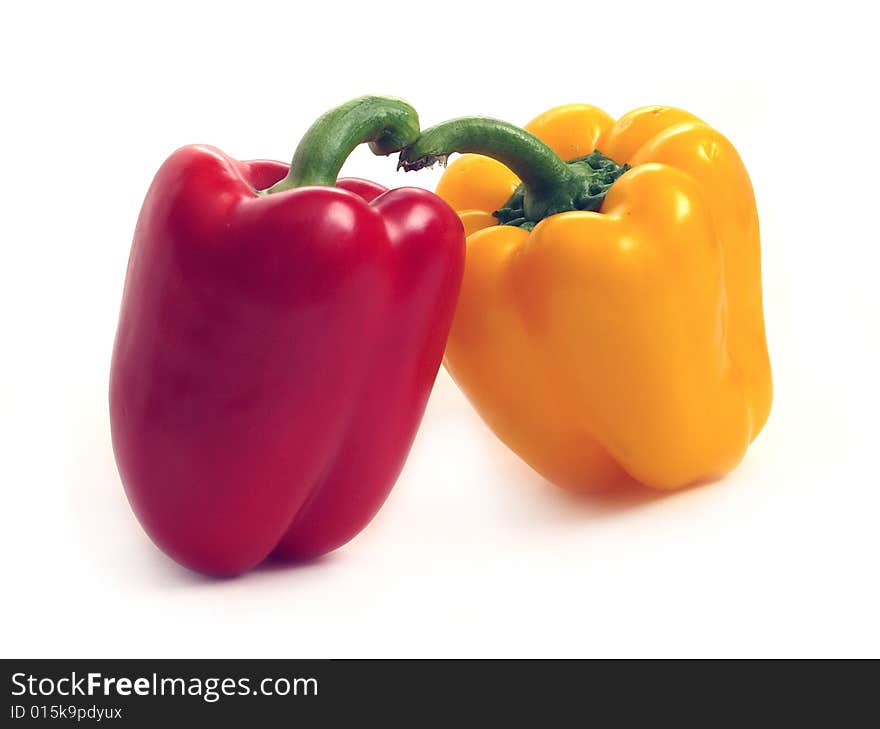 Red And Yellow Paprika