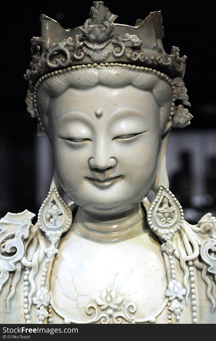 Ancient buddha sculpture