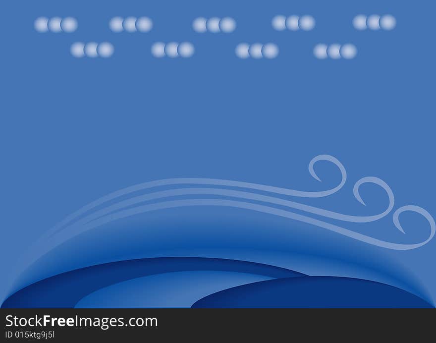 The abstract vector sea background. The abstract vector sea background