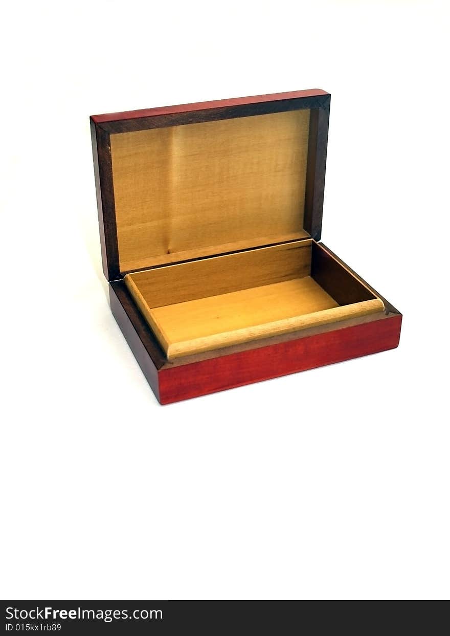 Open Wooden Box