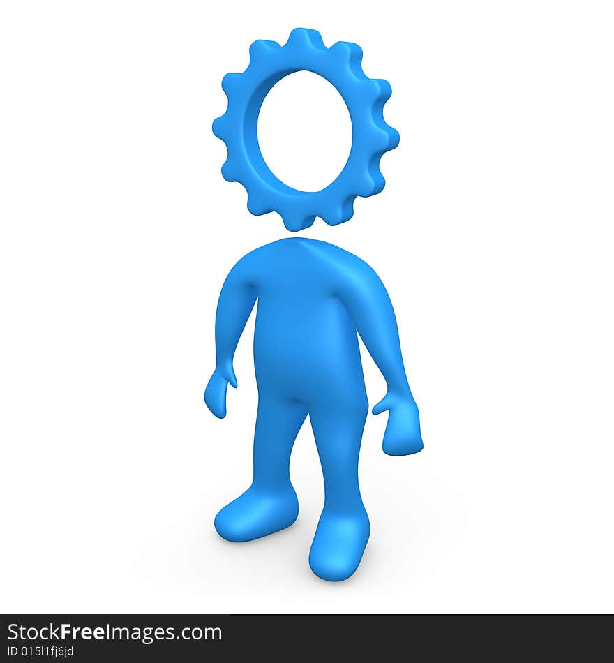 Computer generated image - Cog Person .