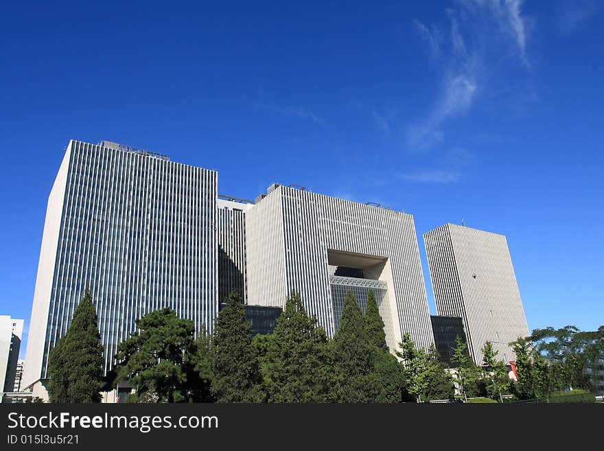 Modern building in Beijing