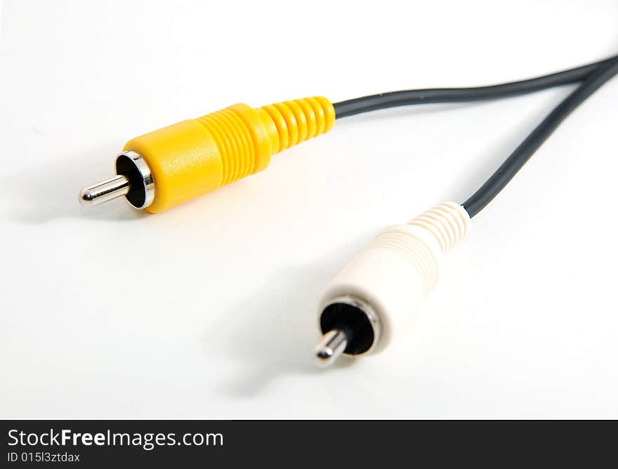 The cable for communications isolated. The cable for communications isolated