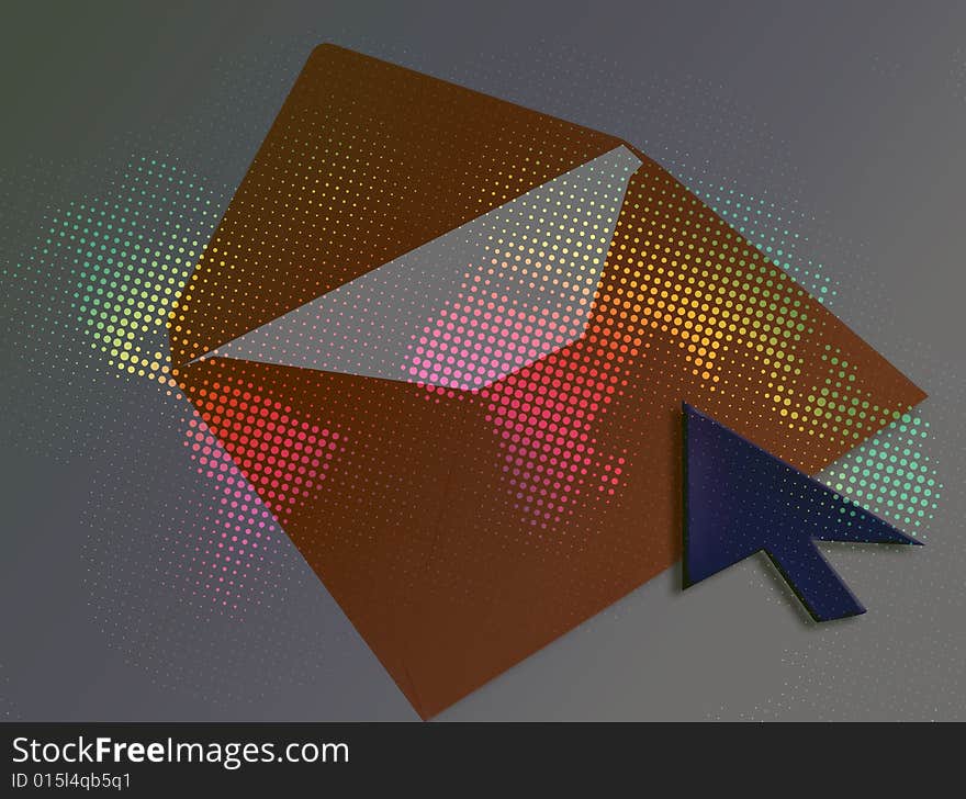 Email-abstract Graphic