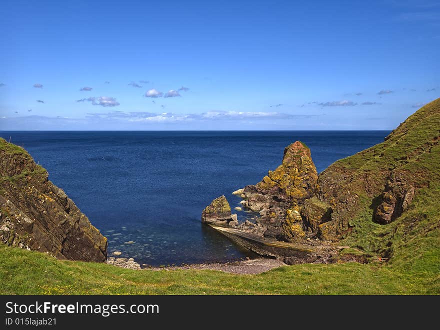 Pettico Wick, St Abbs Head, Berwickshire, Scotland