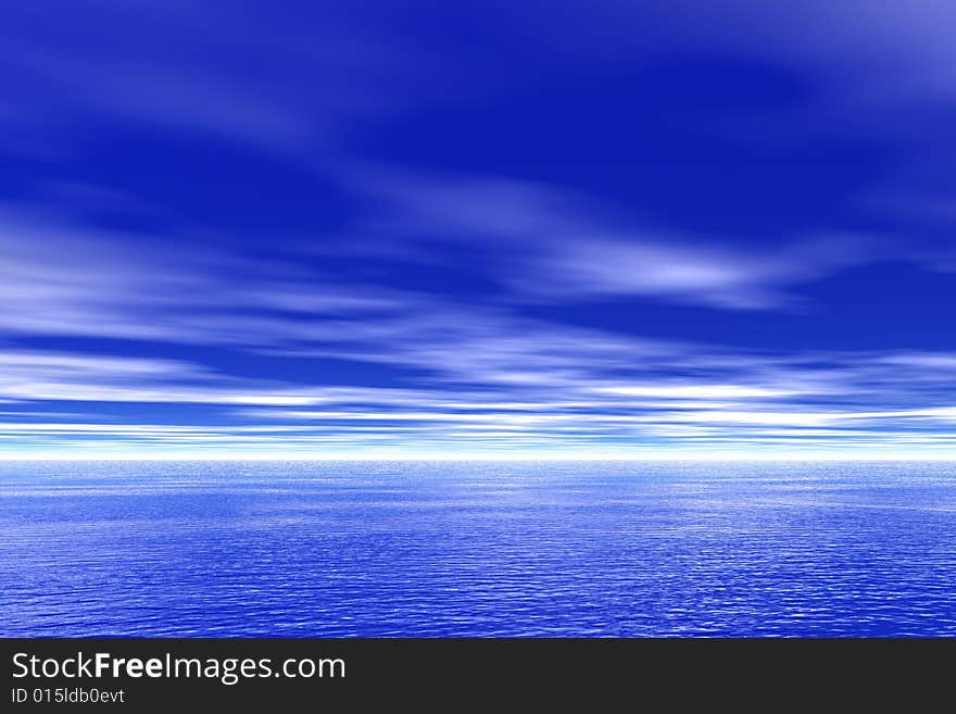 Nature series in the blue sky background