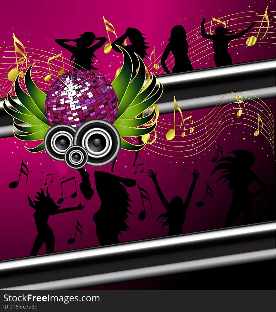 Musical Banner/poster Vector