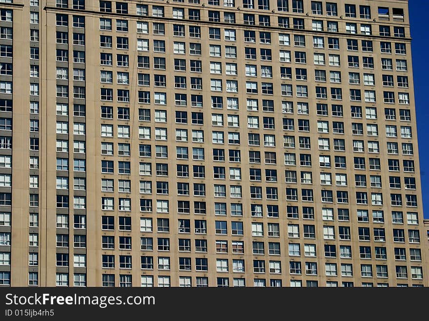 Brown skyscraper with lot of windows in Toronto. Brown skyscraper with lot of windows in Toronto