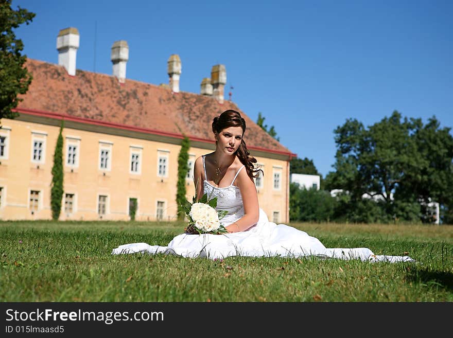 Beautiful bride and wedding series