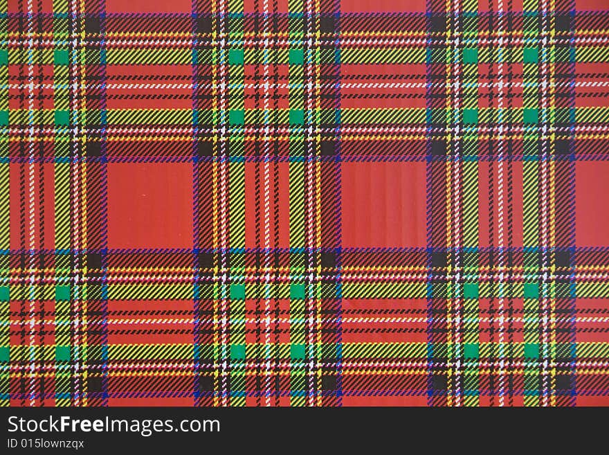 Checked background - perfect scotch texture