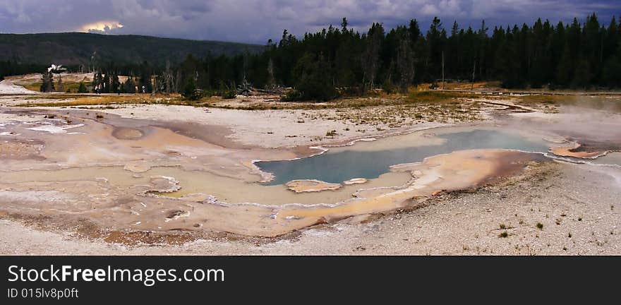 Pool in Yellowstone National Park