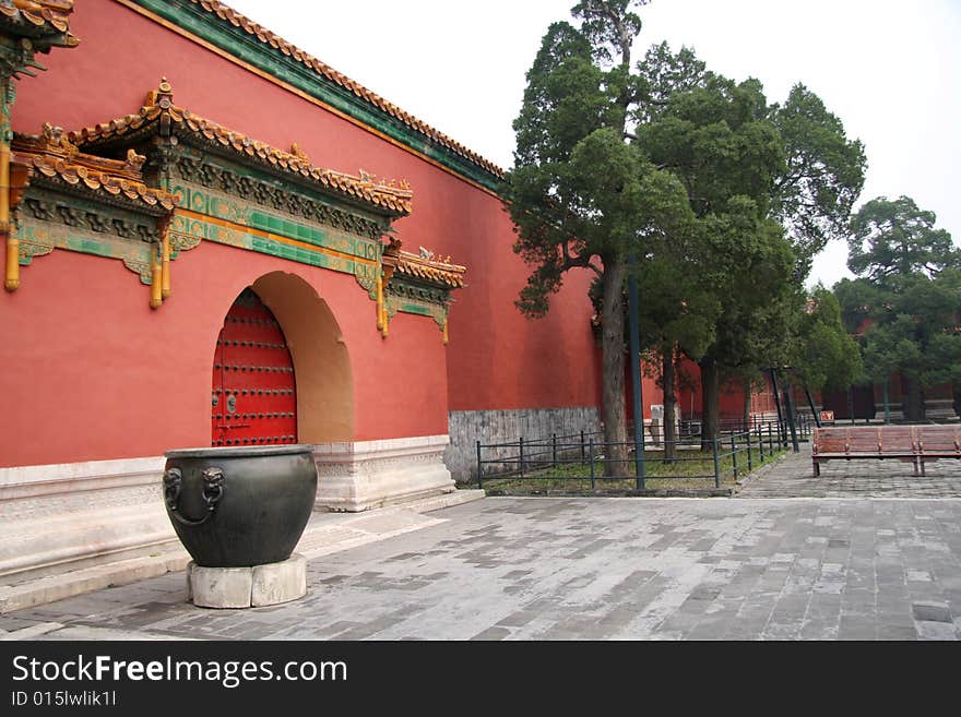 Ancient imperial courtyard in Beijing