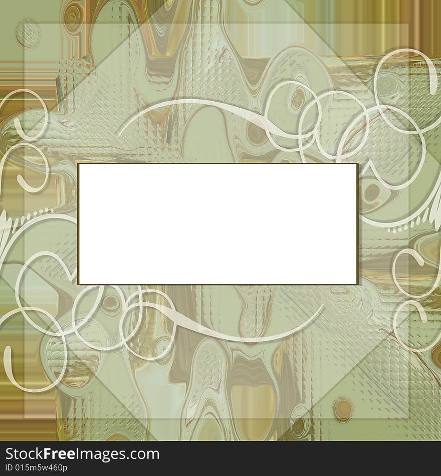 Banner on the abstract background