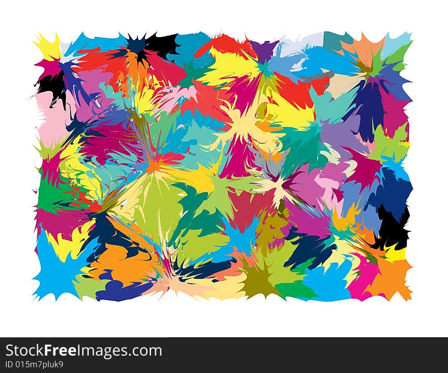 Abstract background. Multicolored vector illustration. Additional format: AI