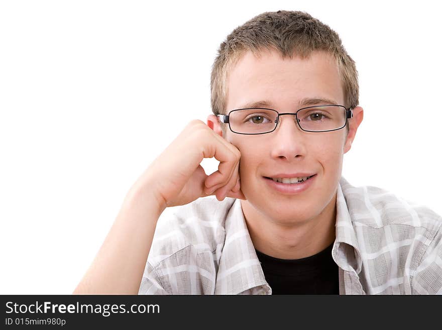 Teenager preparing to school