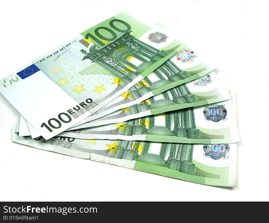 Euro banknotes