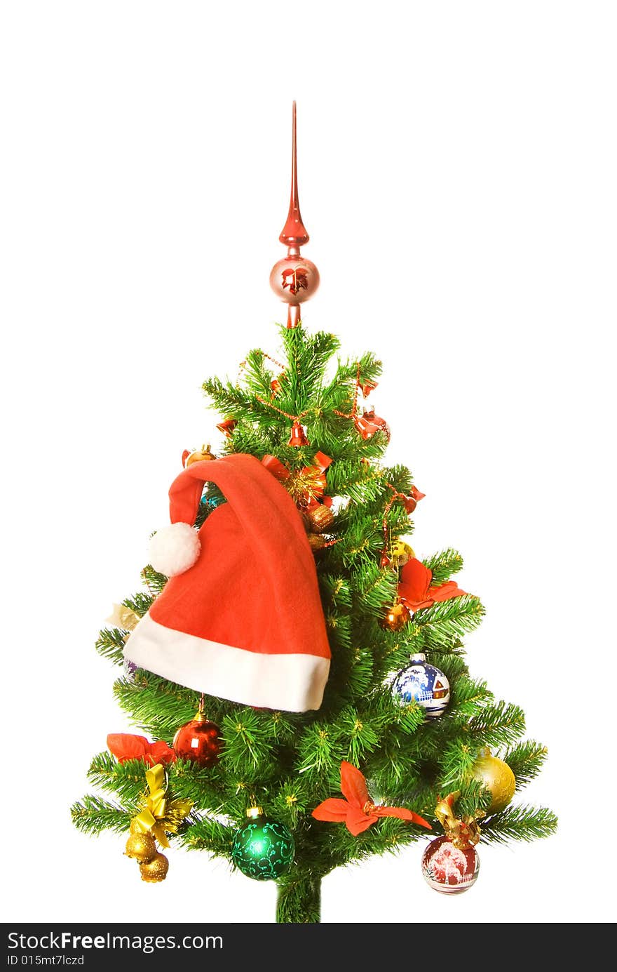 Decorated Christmas-tree