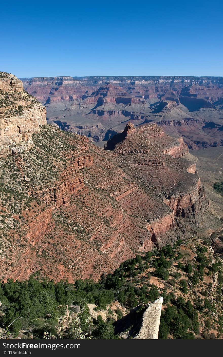 West Rim of the Grand Canyon at a daytime