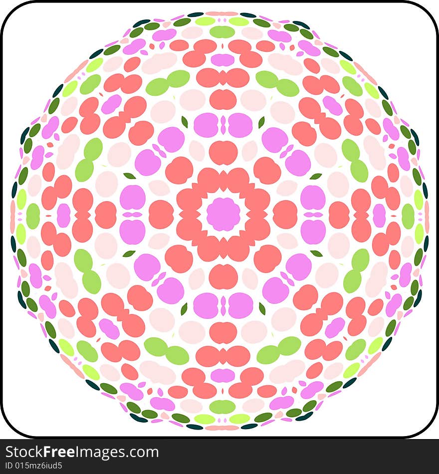 Circular Colorful Pattern